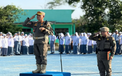 UPACARA BENDERA BERSAMA SATUAN POLISI PAMONG PRAJA KABUPATEN PASER